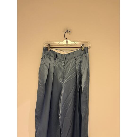 Staud Womens Luisa Pant, Blue - Picture 5 of 9